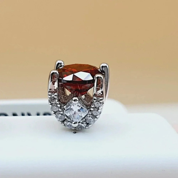 "Birthstone S925 Sterling Silver CZ Stud Earrings for Women/Girl, US19251040 - Picture 6 of 10